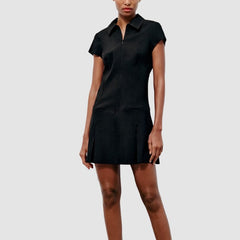 Black Polo Short Dress