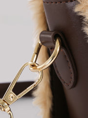 Fiona Fur-Trim Crossbody Bag