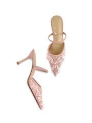 Tyla Embroidered Lace Stiletto