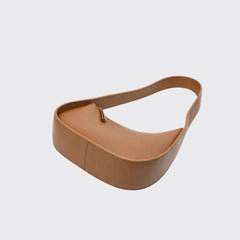 Brown Asymmetric Shoulder Bag