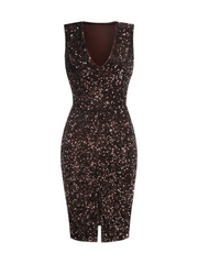 Nia Sequin Midi Dress