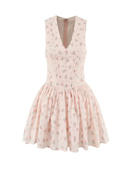 Stella Floral Corset-Style Mini Dress
