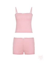 Saira Ribbed Knit Lounge Set