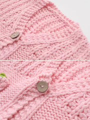 Shira Strawberry Knit Cardigan