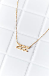 222 Gold Angel Number Necklace