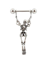 1pc Halloween Skull Pendant Earring