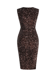 Nia Sequin Midi Dress