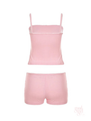 Saira Ribbed Knit Lounge Set