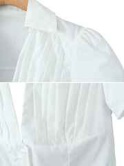 Sheryl Shirt Blouse & Skirt Set