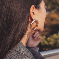 Extravagant Open Hoops Earrings