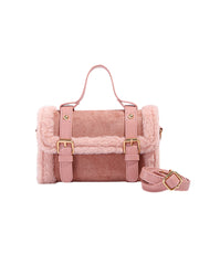 Fiona Fur-Trim Crossbody Bag