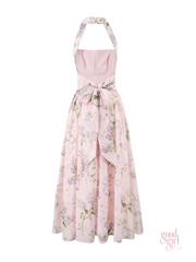 Liv Floral Halter Midi Dress