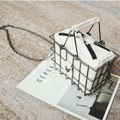 Metal Extravagant Fashion Supermarket Handbag