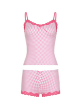 Grace Lace Trim Pajama Set