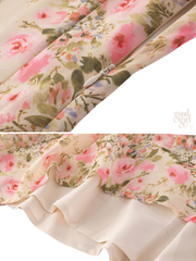 Grecia Off Shoulder Floral Midi Dress