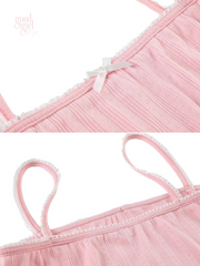 Saira Ribbed Knit Lounge Set