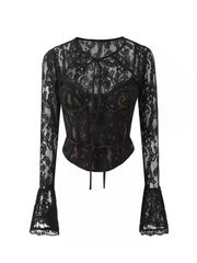 Saige Lace Corset Top Set