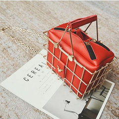 Metal Extravagant Fashion Supermarket Handbag