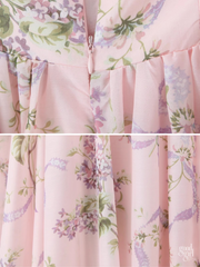 Liv Floral Halter Midi Dress