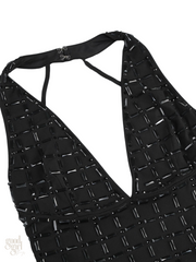 Tanya Sequin Halter Backless Dress