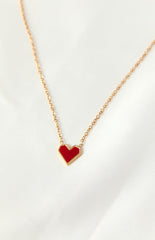 Aria Gold Heart Necklace