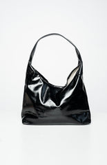 Burkes Black Oversized Shoulder Bag