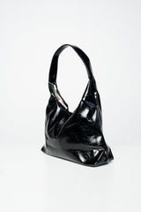 Burkes Black Oversized Shoulder Bag