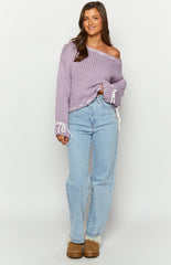 Bea Lilac Sweater