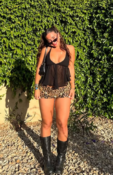 Brielle Black Halter Top