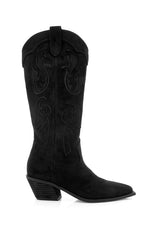 Tulie Black Cowboy Boots