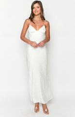 Gloria White Maxi Dress
