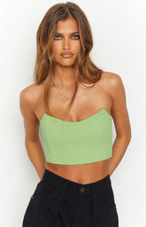Graceland Green Corset Top