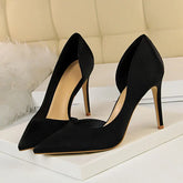 Satin Stiletto Heels