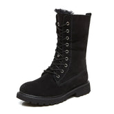 Thicken Fur Suede High Non-slip Snow Boots