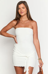 Hadlee White Strapless Mini Dress
