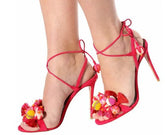 Tropicana Tassel Ball Pom Pom Thin Heels Shoes