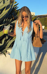 Hector Blue Playsuit