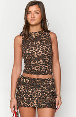 Lioness Rendezvous Leopard Mini Skirt