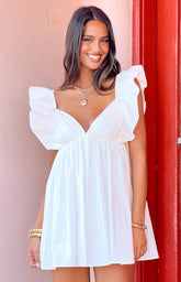 Lorely White Mini Dress