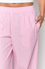 Mahalia Pink Stripe Pants