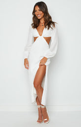 Mars Midi Dress White