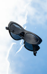 Martina Cateye Sunglasses Black