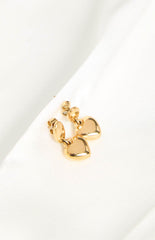 Minxie Gold Heart Earrings 2 Pack