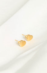 Minxie Gold Heart Earrings 2 Pack