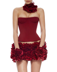 Inna Bloom Corset Mini Dress
