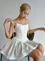 Livia Lace Corset Mini Dress