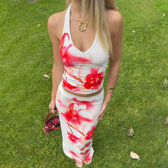 Shira Floral Skirt Set