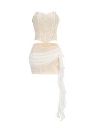 Gia Lace Corset Skirt Set