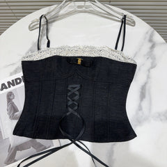 Juliette Lace Detail Corset Top