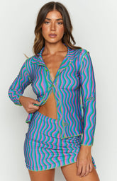 OMIGHTY Squiggly Skirt Purple